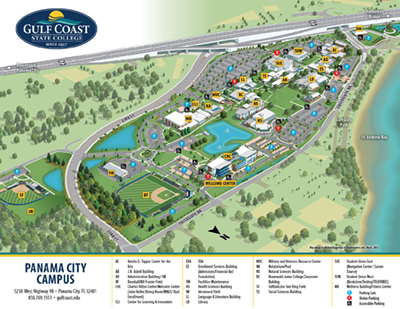 Panama City Campus Map