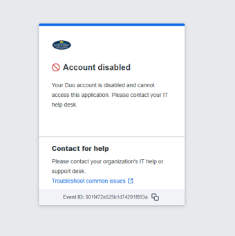 Image of account disabled
