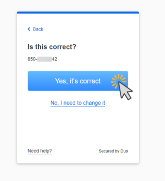 Is this correct - Yes, it's correct screen