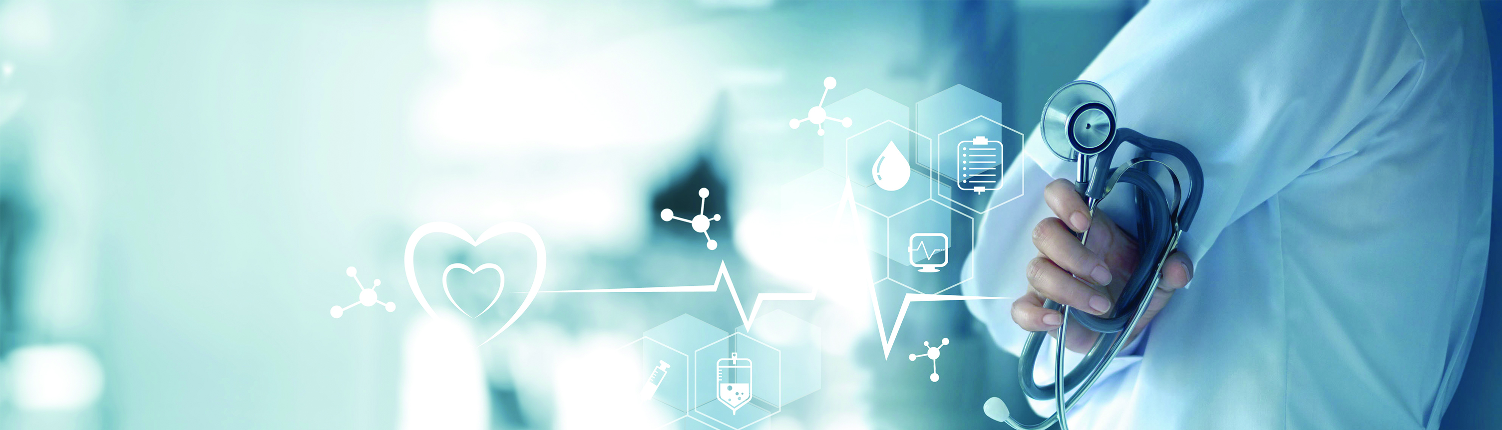 man with stethoscope