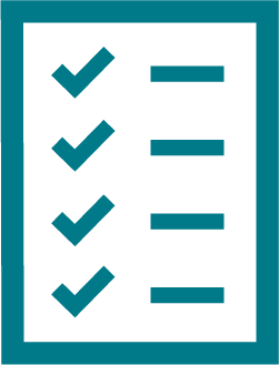 reviewchart Teal Review chart icon